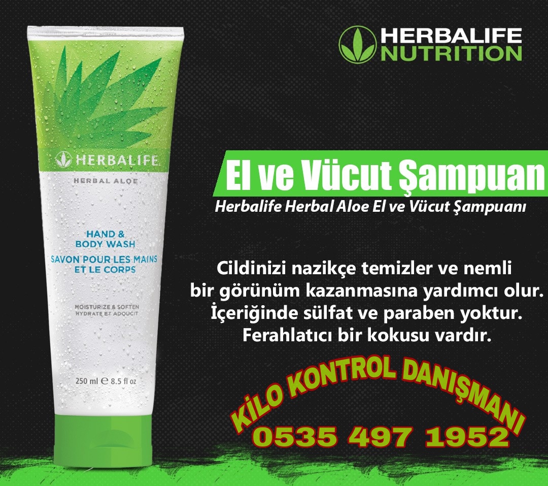 HERBALİFE ALOEVERA EL VE VUCUT ŞAMPUANI