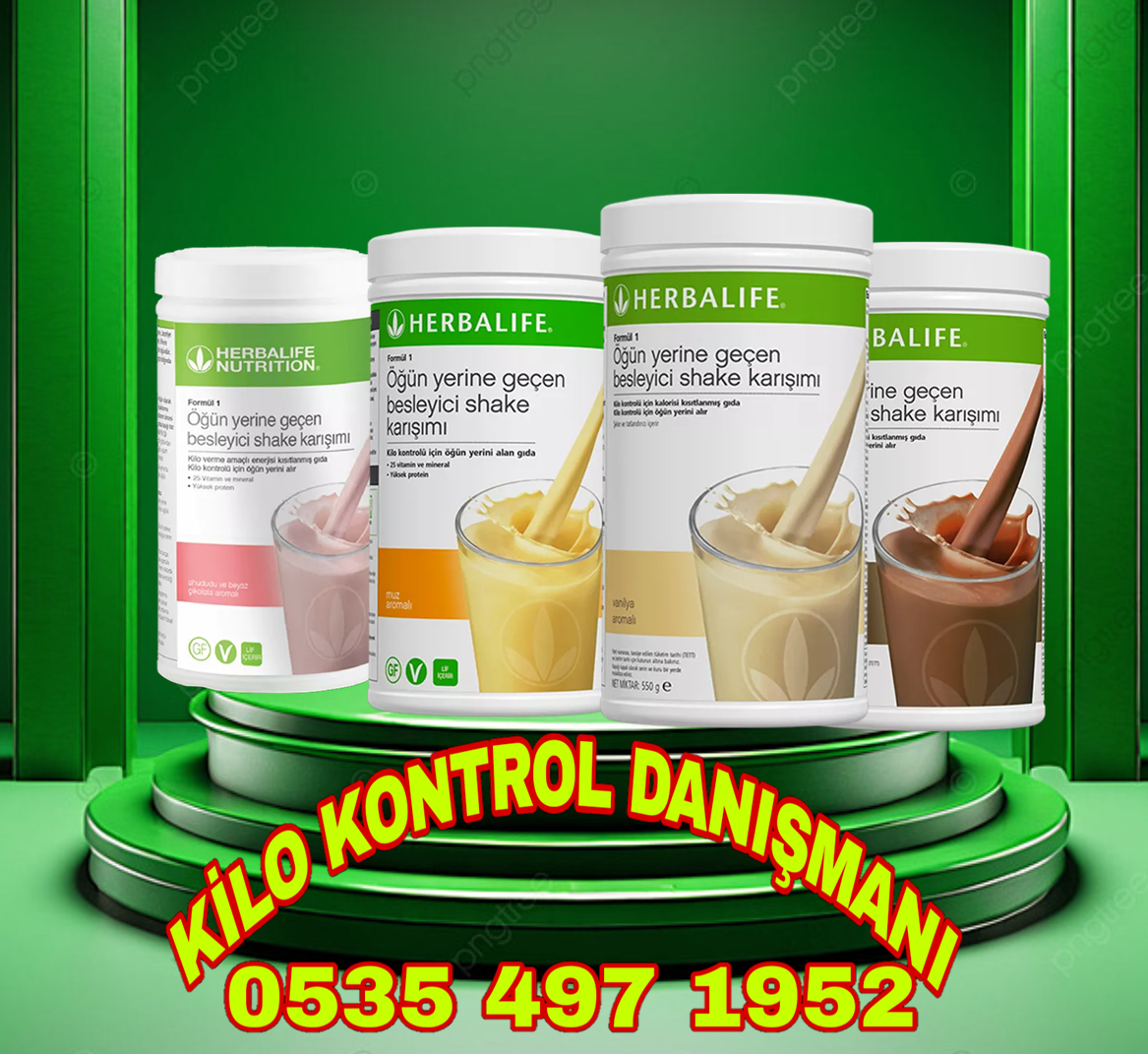 ERBALİFE ÜRÜNLERİ YUKARI KİLO KONTROLU 4 SHAKE SETİ