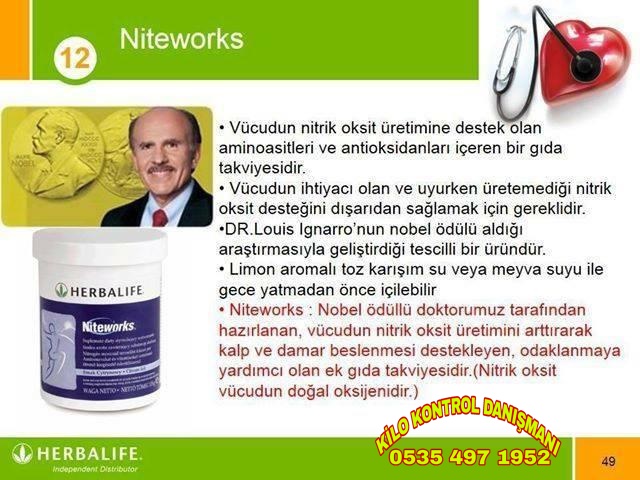 HERBALİFE ÜRÜNLERİ NİTEWORKS KALP DAMAR ÜRÜNÜ