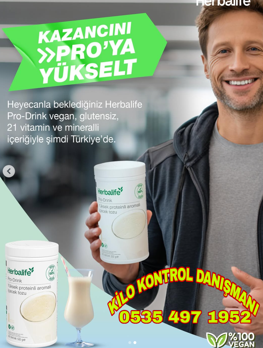 HERBALİFE PRO DRİNK PROTEİN TAKFİYESİ 0535 497 19 52