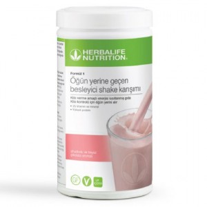 Herbalife Formül 1 Ahududu ve Beyaz Çikolatalı Shake
