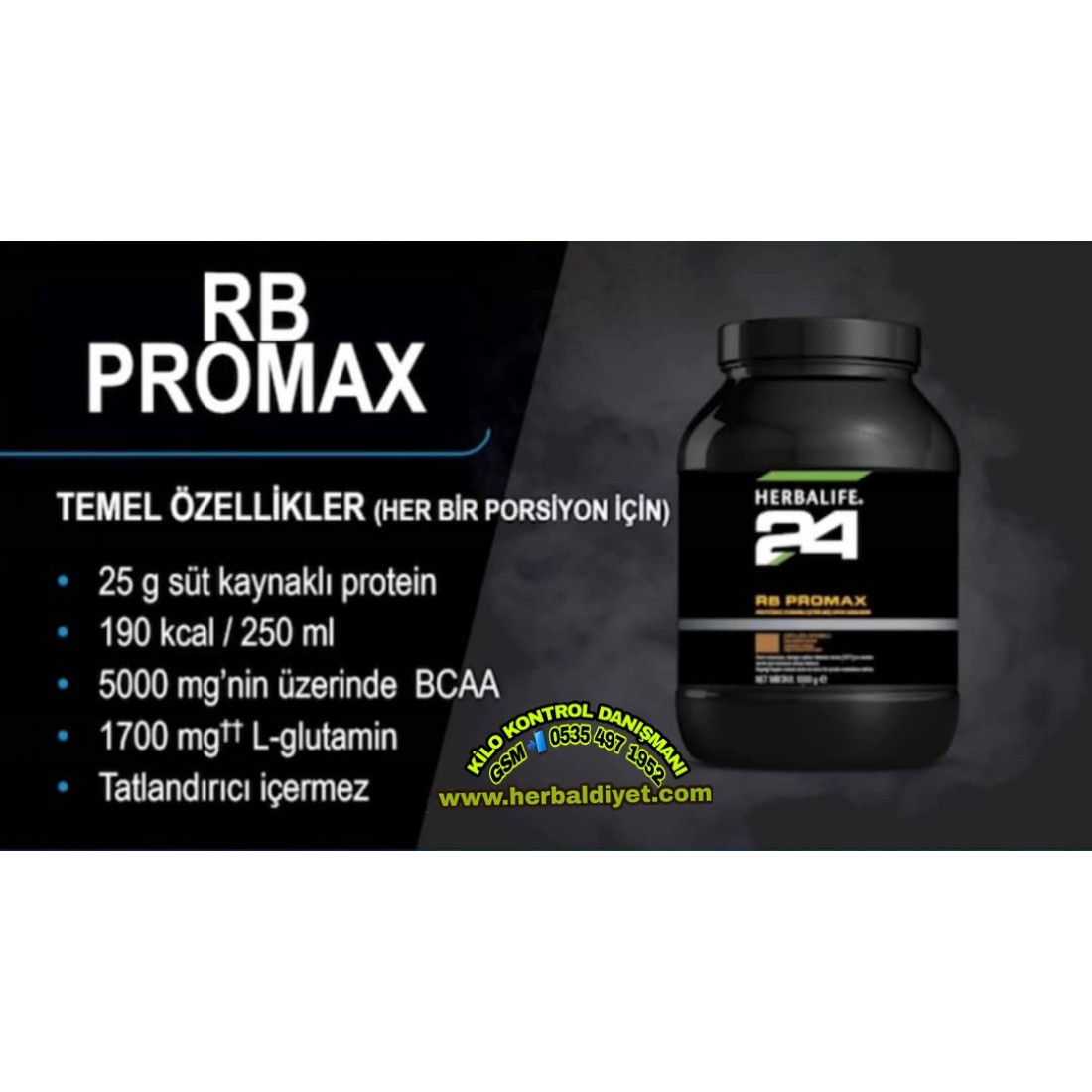 HERBALİFE PROTEİN TOZU RB PROMAX