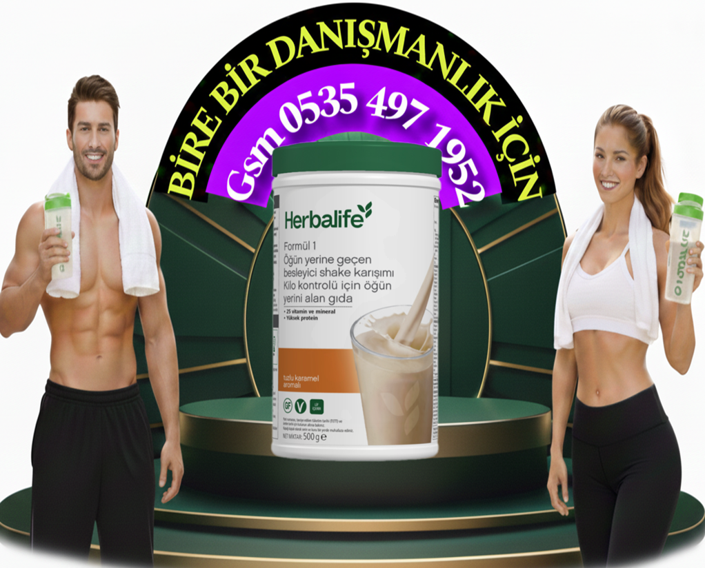 HERBALİFE TUZLU KARAMEL SHAKE FORMUL1 