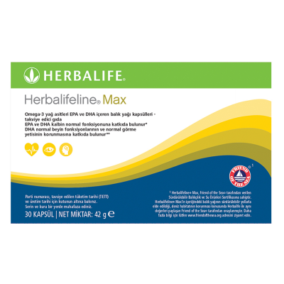 Herbalife Omega3 Balık Yağı Herbalifeline Max 30 kapsül