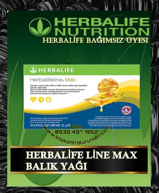 Herbalife Herbalifeline Max 30 kapsül Herbalife Herbalifeline Max-0535 497 19 52 Herbalife Herbalifeline Ma x Omega-3 30 Kapsül Herbalife Herbalifeline Max, normal kan basıncı ve kan trigliserit düzeylerinin korunması,kalbin normal fonksiyonuna katkıda bulunan Omega-3 esansiyel yağ asitleri EPA ve DHA açısından zengin bir besin takviyesidir. DHA ayrıca normal beyin fonksiyonunun ve vizyonunun korunmasına da katkıda bulunur.