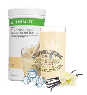 herbalife urunleri vanilya aromalı shake formul1